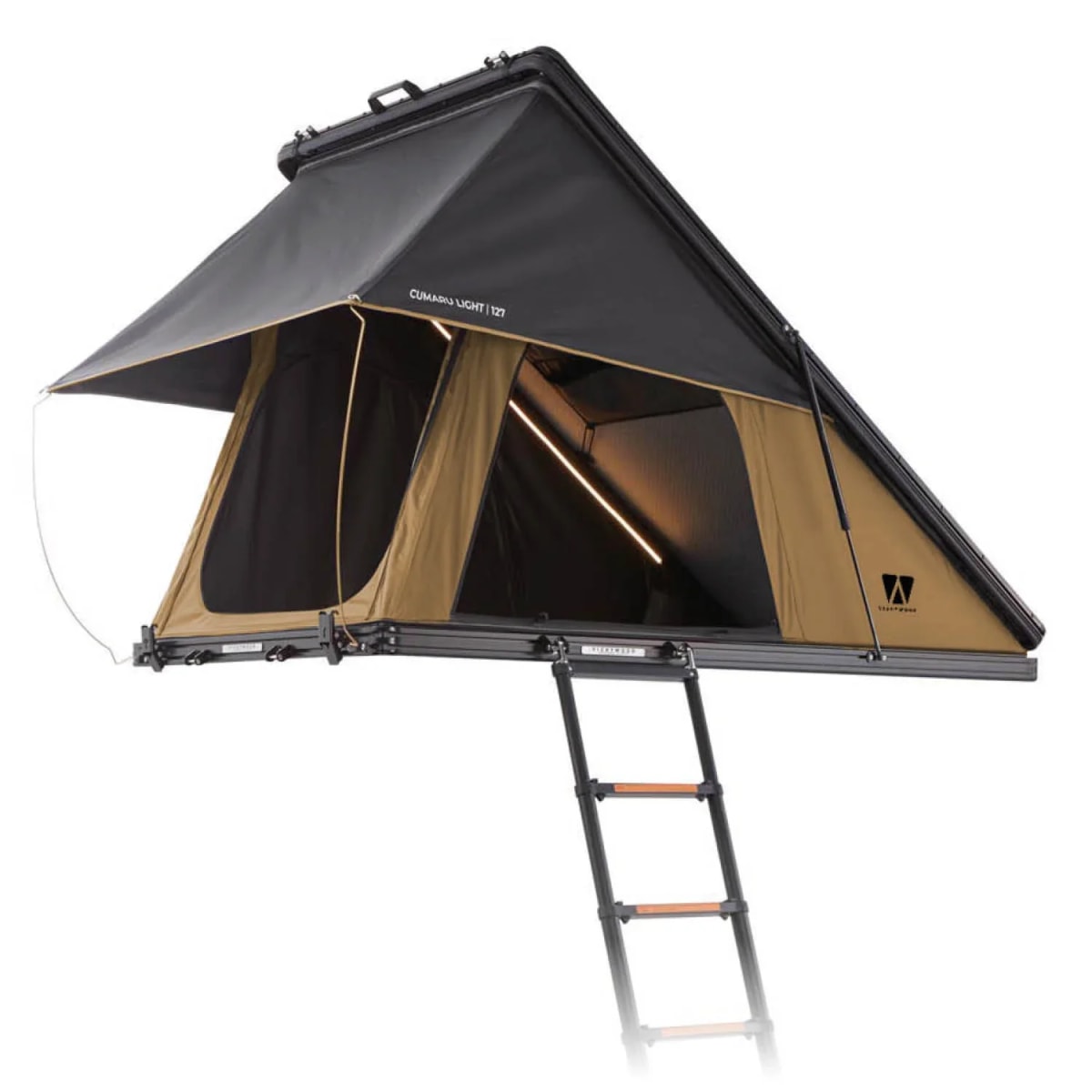 Alu Triangle Hartschalen Dachzelt CUMARU LIGHT 127 ECO