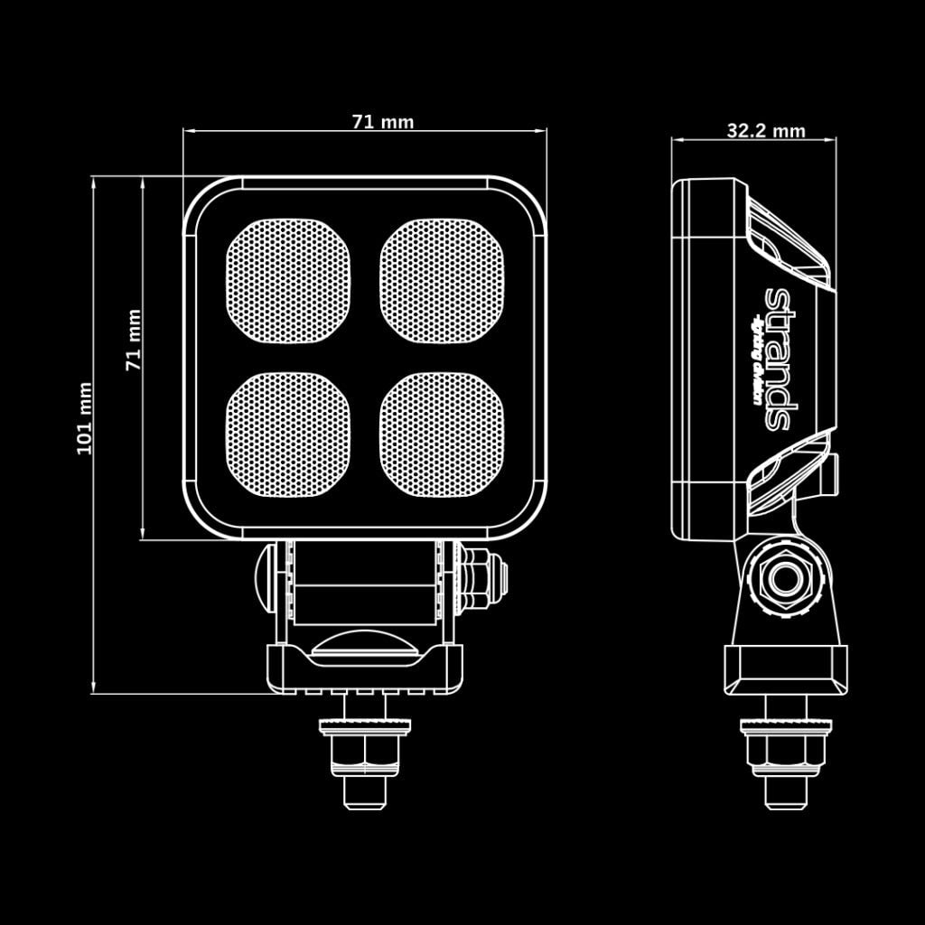 DARK KNIGHT HARDCORE MINI WORKLIGHT LED