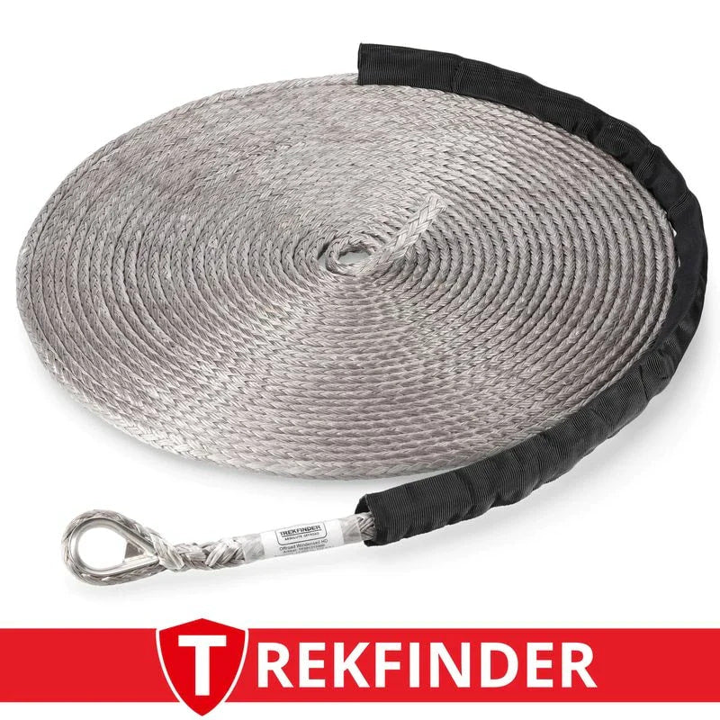 Kunststoffwindenseil aus DYNEEMA® grau - Ø: 12 mm