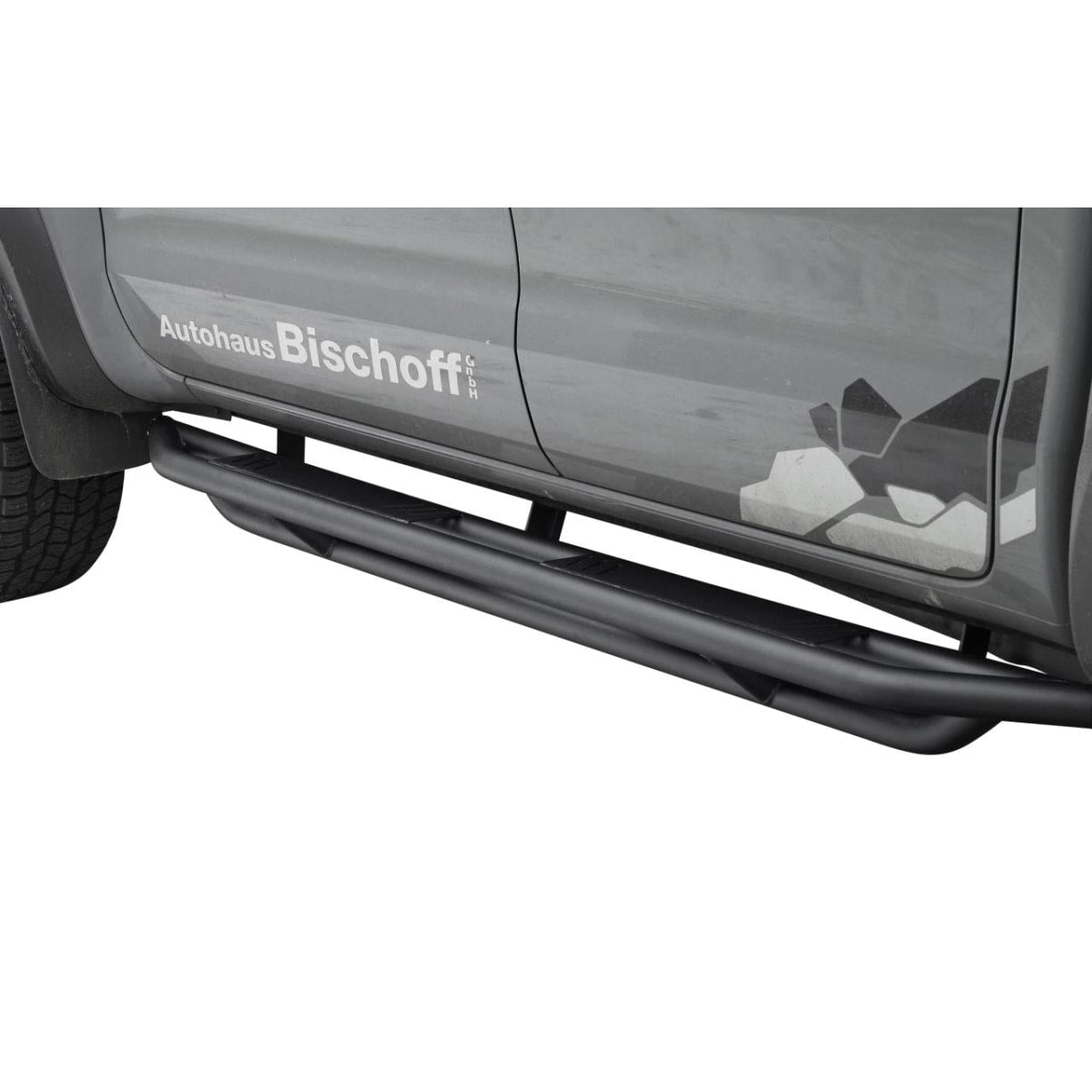 Schwarz matte Rockslider für Ford Ranger 2012-2022 Ranger