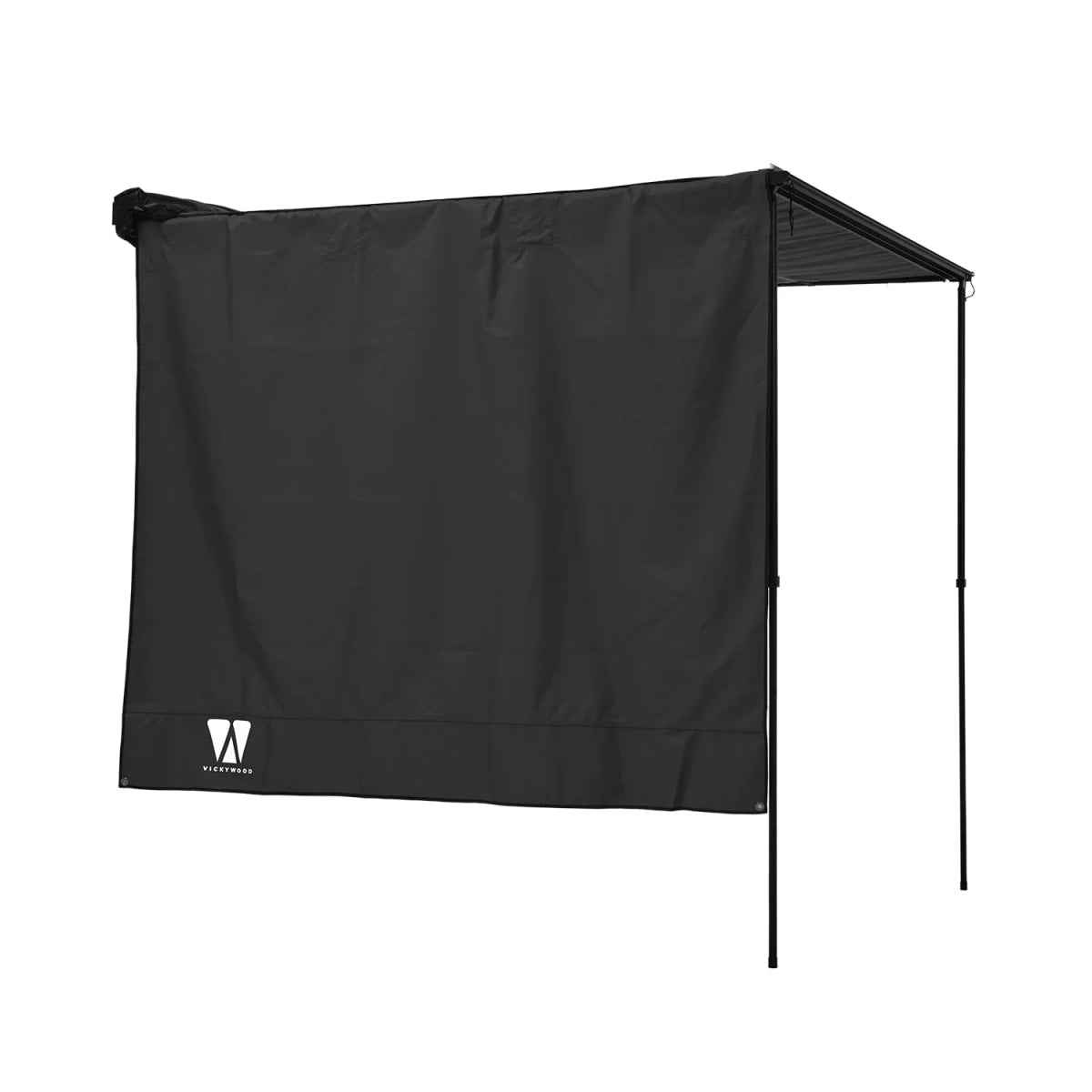 Seitenmarkise Wand VICKYWOOD 200 x 170 / 220 cm schwarz