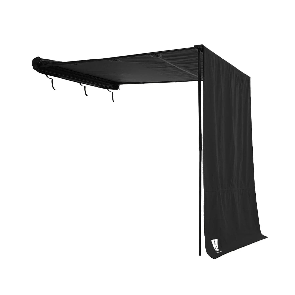 Seitenmarkise Wand VICKYWOOD 200 x 170 / 220 cm schwarz