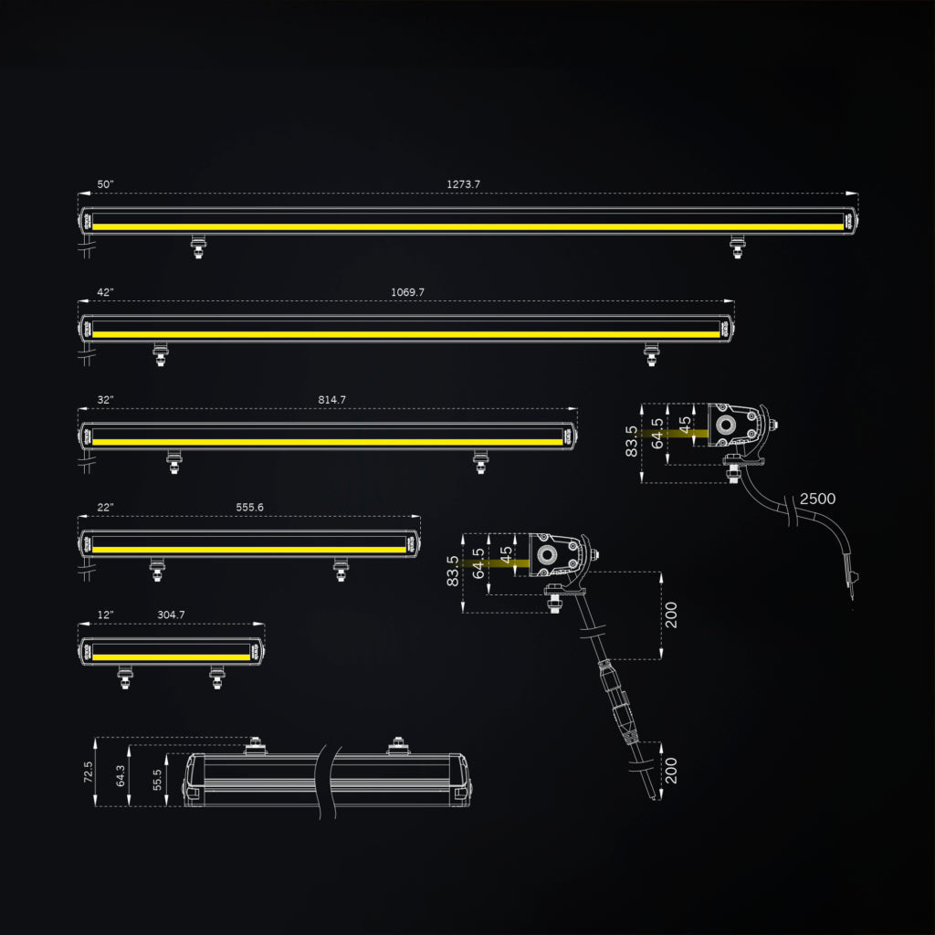 SIBERIA XP SR LED BAR 12″ - Beleuchtung