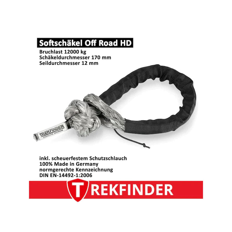 Softschäkel Off-Road Schäkel / grau - Systembruchlast: