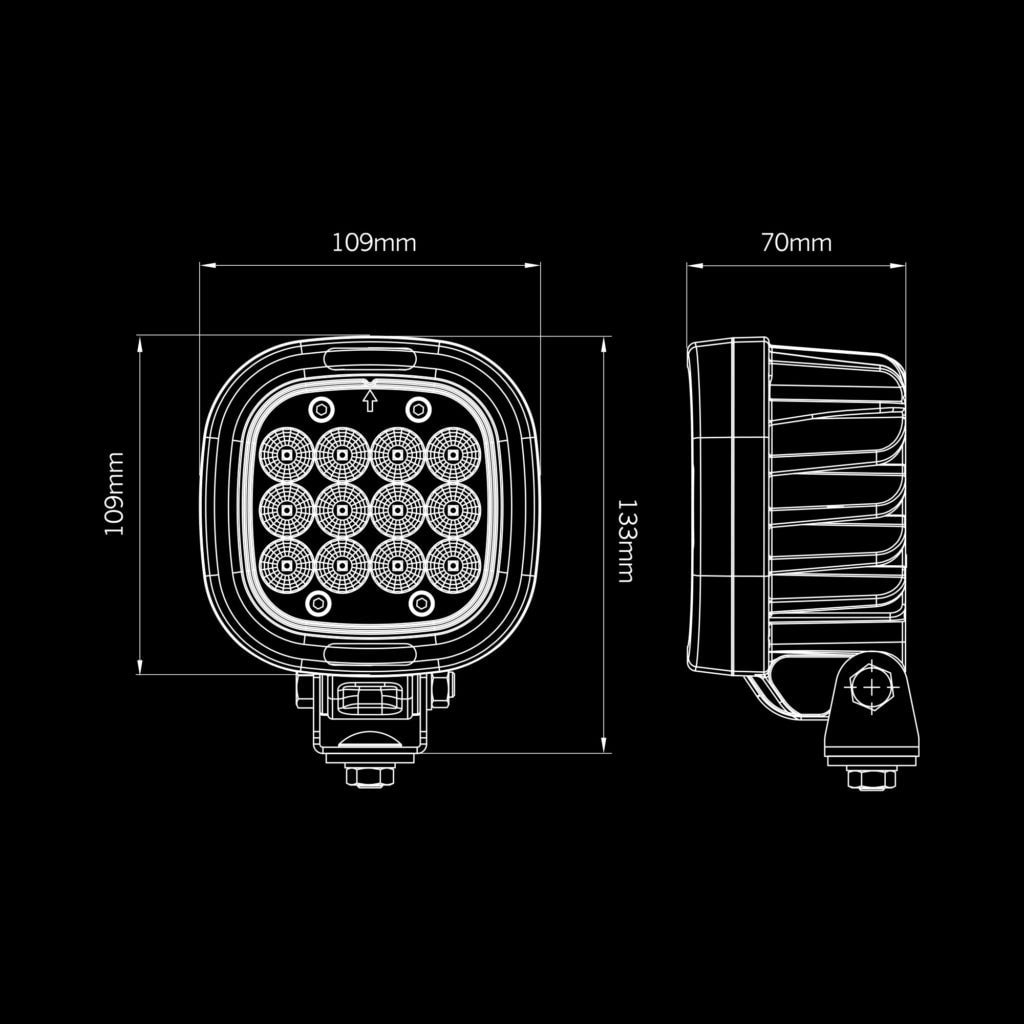 Strands PRESIDENT ARBEITSLEUCHTE 2.0 51W - Driving Lights