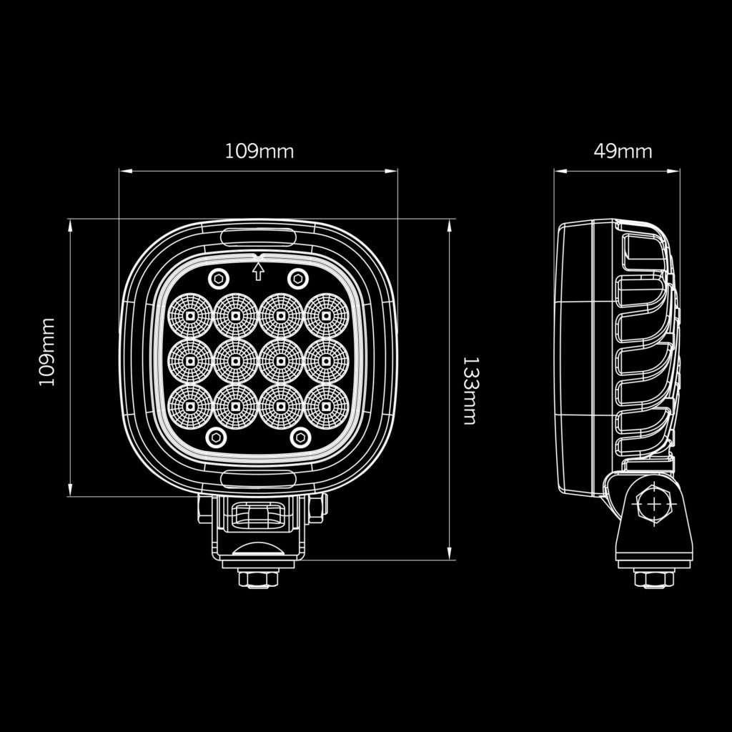 STRANDS PRESIDENT WORK LIGHT 2.0 25W - Arbeitsscheinwerfer