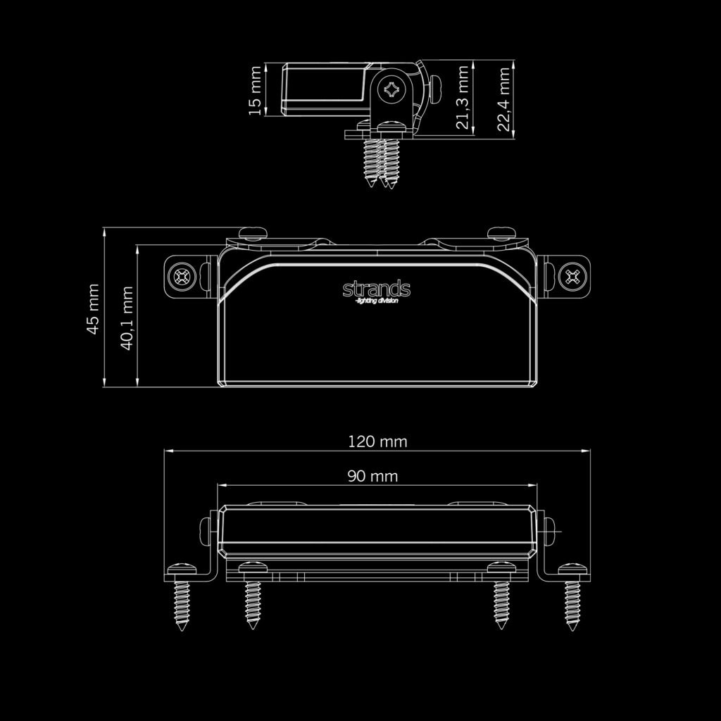 Strands UNITY ULTRA FLACHE ARBEITSLEUCHTE 22W - Driving