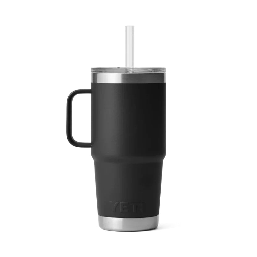 YETI RAMBLER® 25 OZ (710 ML) TRINKBECHER MIT TRINKHALM