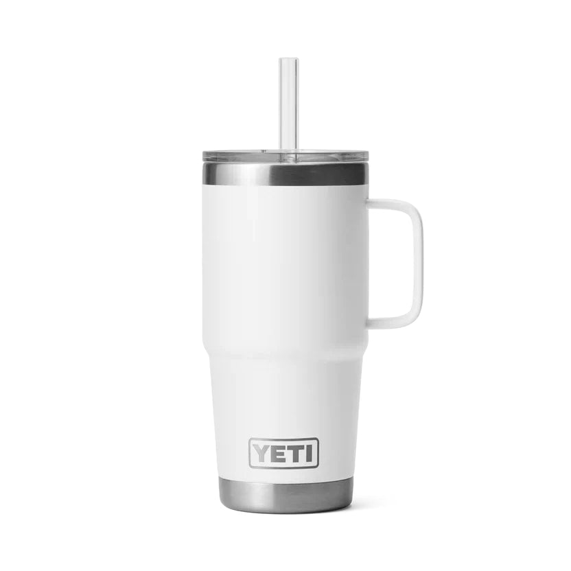 YETI RAMBLER® 25 OZ (710 ML) TRINKBECHER MIT TRINKHALM