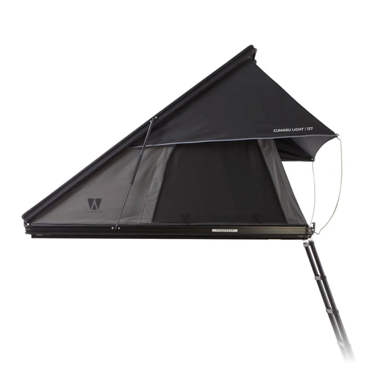 Alu Triangle Hartschalen Dachzelt CUMARU LIGHT 152 ECO grau