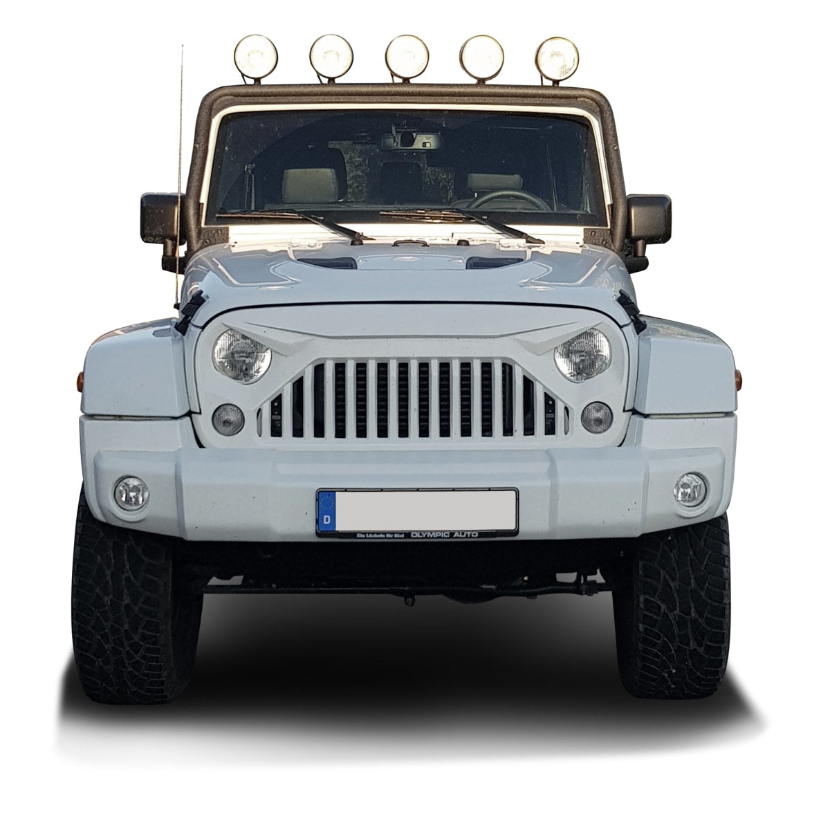 Lampenbügel schwarz für Jeep Wrangler JK 07-18 - Dachträger