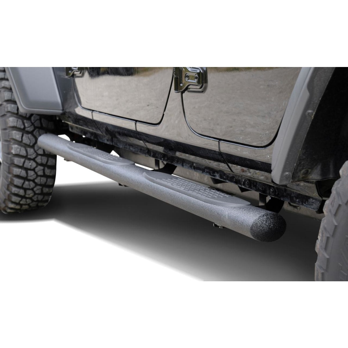 Schwellerrohre schwarz Ø 100mm für Jeep Wrangler JL 4-Türer