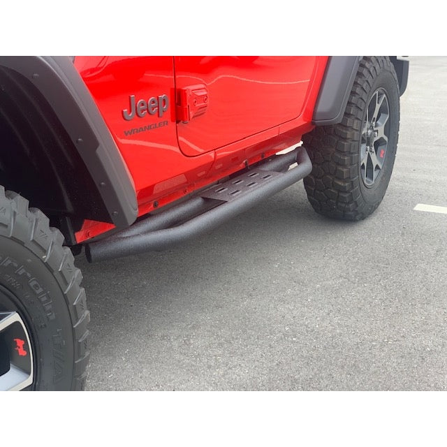 Trittbretter schwarz für Jeep Wrangler JL 2-Türer - 